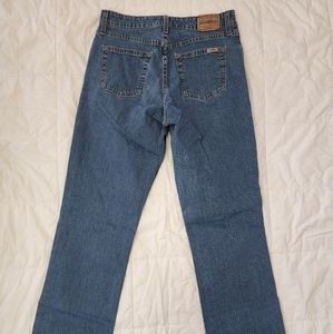 Levi Strauss denim Jeans, straight leg mid rise